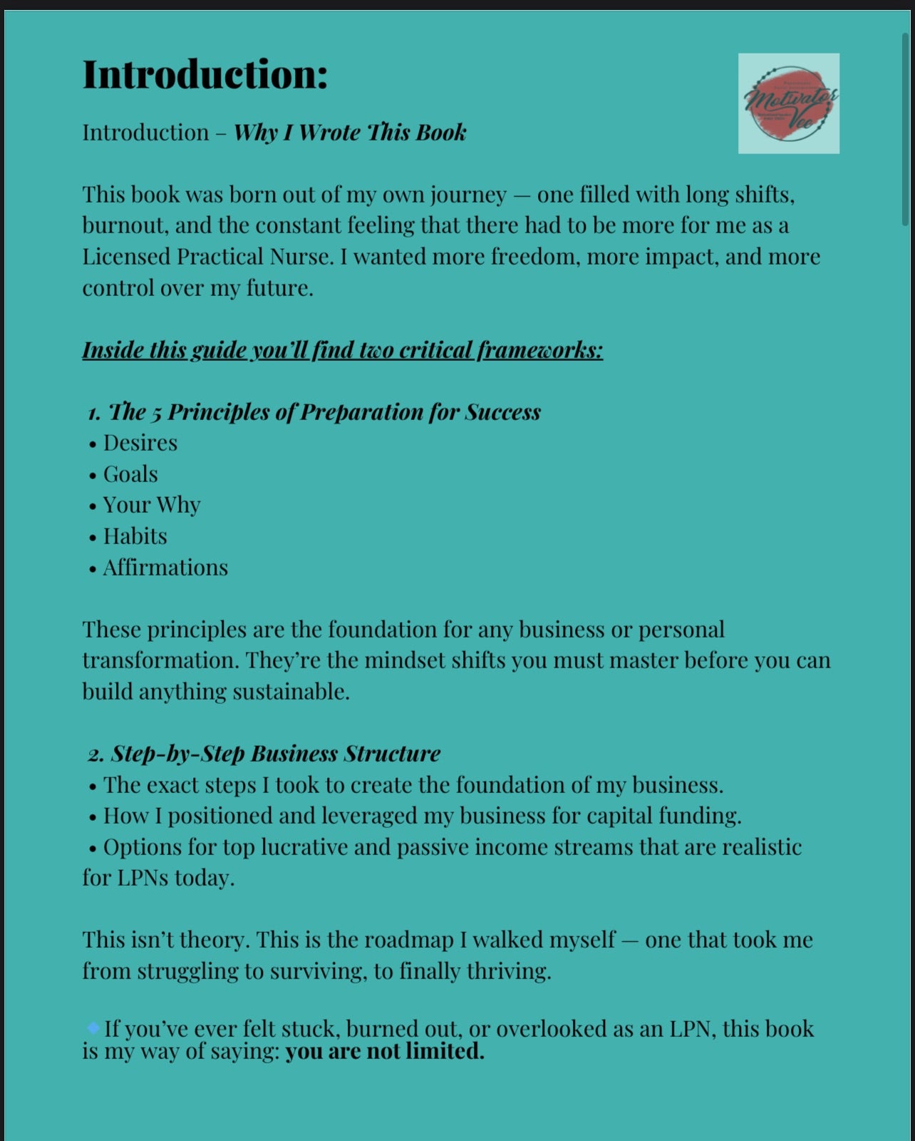 BECOME THE MILLION DOLLAR L.P.N(Licensed Practical Nurse)BOSS