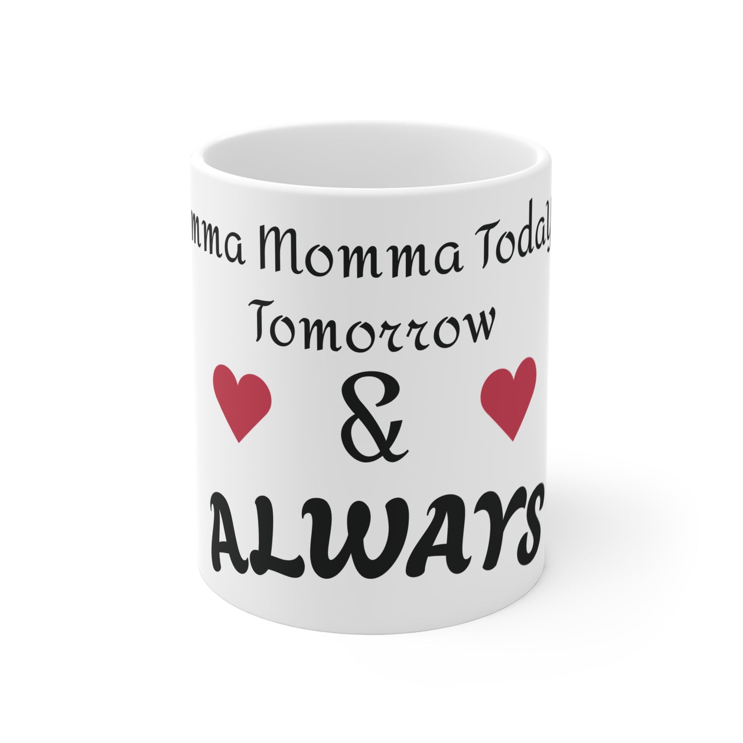 Simplistic 11oz Mothers Mug for Coffee, Tea and/or Ice Cream Lovers - Perfect Gift for Friends & Family