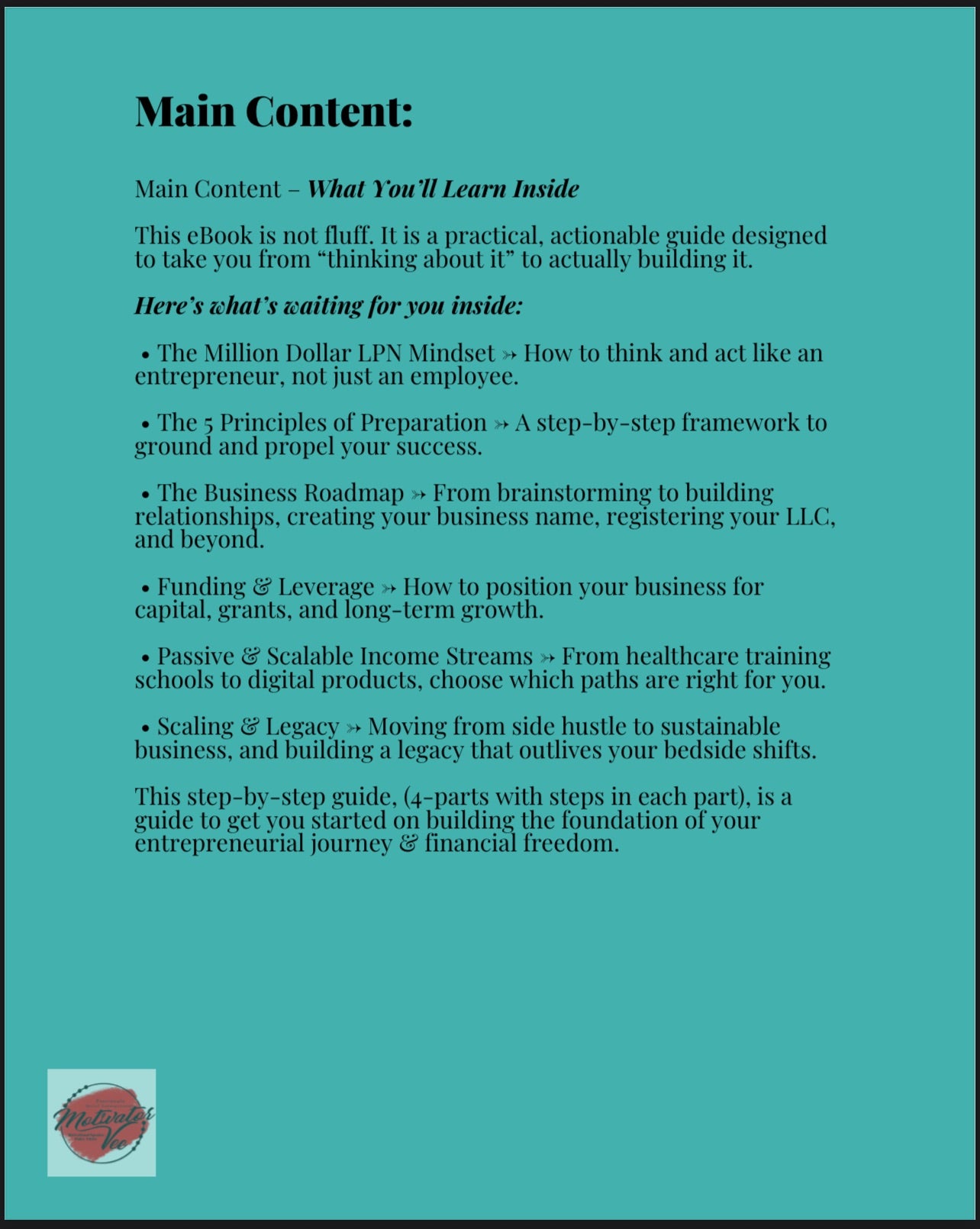 BECOME THE MILLION DOLLAR L.P.N(Licensed Practical Nurse)BOSS