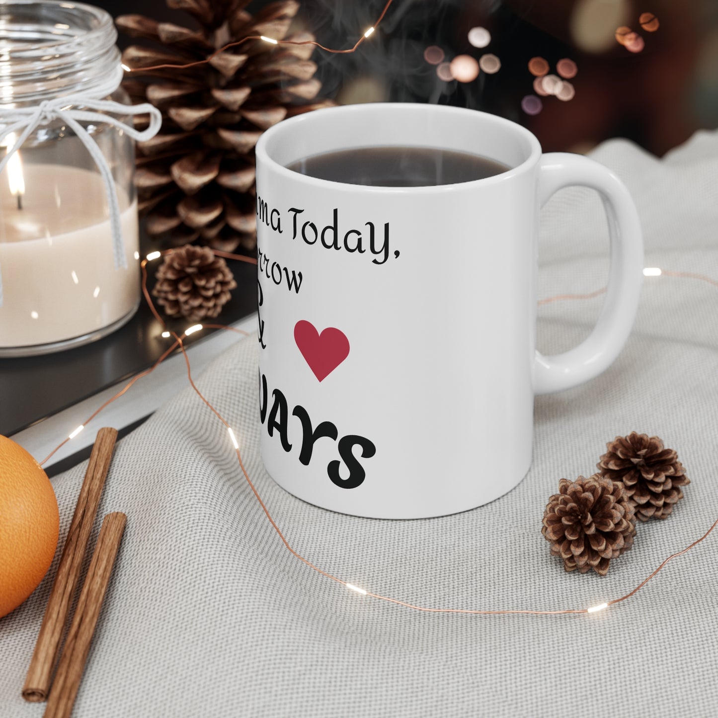 Simplistic 11oz Mothers Mug for Coffee, Tea and/or Ice Cream Lovers - Perfect Gift for Friends & Family